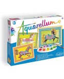 Aquarellum chevaux en parade