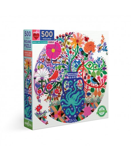 Birds and Flowers 500 Piece