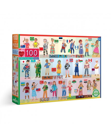 puzzle ENFANTS DU MONDE 100 PCES