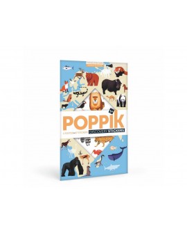 Sticker animaux du monde - POPPIK