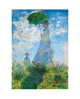 Puzzle 1000 pièces Claude Monet - Woman with a Parasol - Madame Monet and Her Son