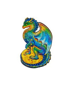 Puzzle en bois – Dragon gardien – Taille M (183 pieces)