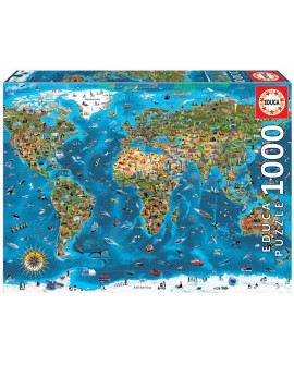 puzzle 1000p maravillas del mundo
