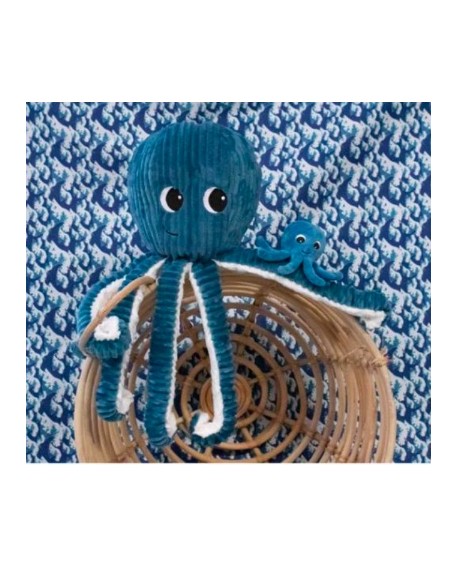 Filou pieuvre maman bleu