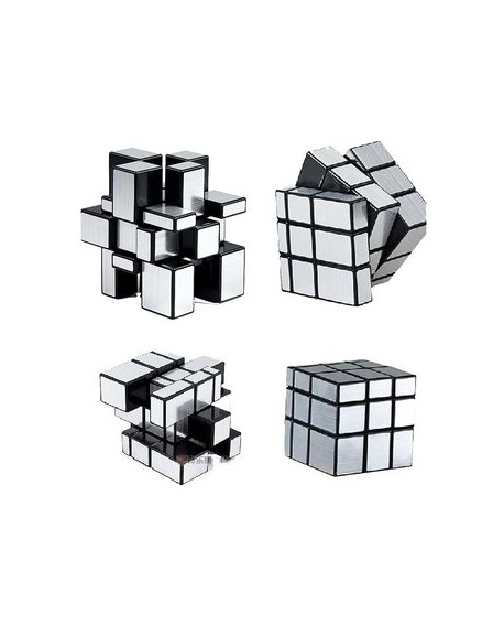 Mirror cube silver