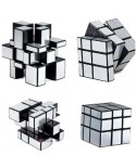 Mirror cube silver