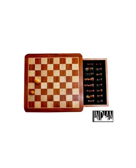 echecs magnetique tiroir 25*25cm