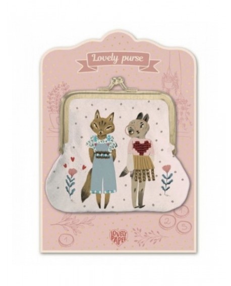 Porte-monnaie Pour Pièces En Cuir 'Best Friends' Motif Teckel - 12x8,5x1 Cm - Poche Zippée, Porte-clés Amovible