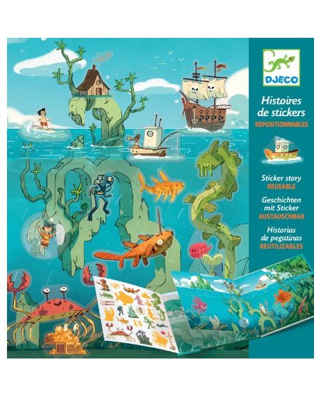 histoires de stickers : Les aventures en mer