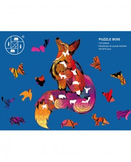 Puzzle Bois "Le Renard" 143pcs 44*29*0.5