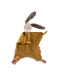 Doudou lapin ocre Trois petits lapins