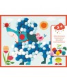 collage de pompons : des chiens à caresser