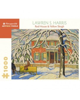1000P Lawren S. HARRIS - Red House and Yellow Sleigh