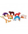 Croquet animaux de la foret