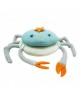 coussin grand crabe turquoise