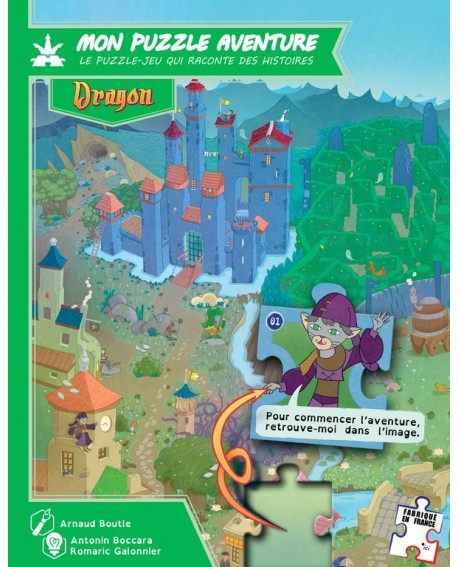 Puzzles enquêtes Ma première aventure - La recherche du dragon