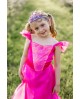 Robe de bal rose fuschia, taille  5-6 ans