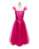 Robe de bal rose fuschia, taille  5-6 ans