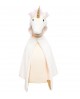 Cape de licorne blanche, taille  2-3 ans