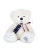 L OURS FRANCAIS 35CM - BLANC POUDRE