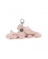Rose Dragon Bag Charm
