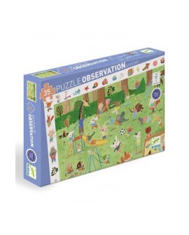 Puzzle observation : le square des petits amis 35P