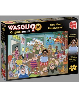 Wasgij Original 36 - 1000 pcs - New Year Resolutions !