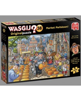 Wasgij Original 38 - 1000 pcs - Market Meltdown !