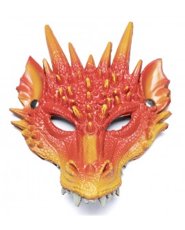 Masque de dragon, rouge