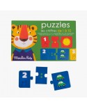 Puzzles chiffres (30 pièces) Les Popipop