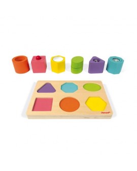 Puzzle 6 cubes sensoriels I wood