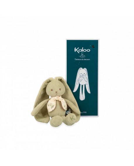 pantin lapin vert 25cm