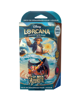 Disney Lorcana : Deck De Démarrage Ambre / Rubis - Set 6 La Mer Azurite