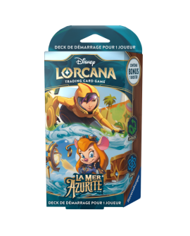 Disney Lorcana : Deck De Démarrage Saphir / Émeraude - Set 6 La Mer Azurite