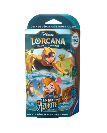 Disney Lorcana : Deck De Démarrage Saphir / Émeraude - Set 6 La Mer Azurite