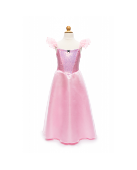 Robe de bal rose claire, taille US 3-4