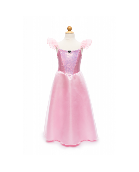 Robe de bal rose claire, taille US 3-4