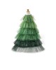 Christmas Tree Dress with Headpiece 5-6