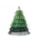 Christmas Tree Dress with Headpiece 5-6