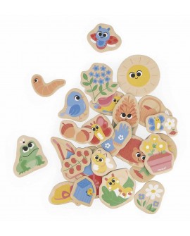 MAGNETS JARDIN 24 PCS