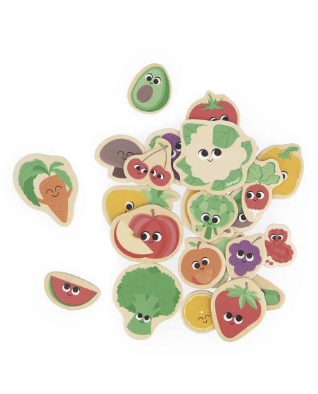 MAGNETS FRUITS & LEGUMES 24 PCS