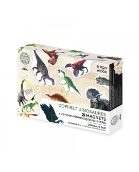 21 magnets dinosaures