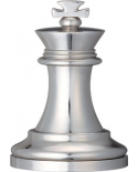 CASSE-TÊTE HUZZLE CAST CHESS KING - SILVER