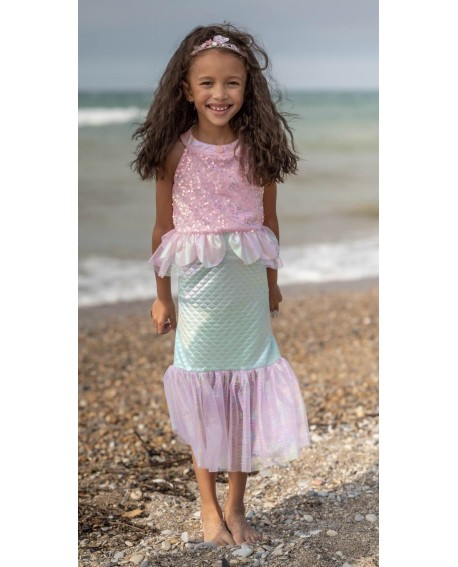 Robe de sirène Misty rose