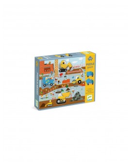 Puzzle Géant - Le chantier - 12pcs + 5pcs