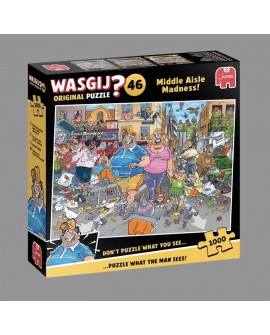 Wasgij Original 46 - 1000 Pcs - Frénésie D’achat Dans L’allée Centrale !