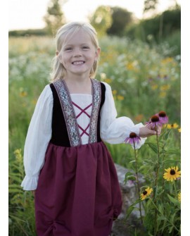 Pretty Peasant Dress, Pink, SIZE US 5-6