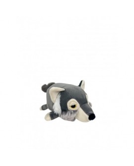 Peluche nemu nemu - LOULOU - Loup - Taille S - 15 cm