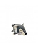 Peluche nemu nemu - LOULOU - Loup - Taille S - 15 cm