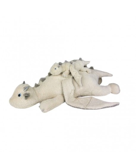 Peluche Hackuchumu - WUSHU - Dragon d'Argent - Taille S - 20 cm